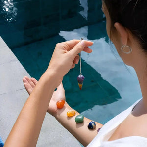 Natural Crystals and Healing Stones Kit - The Essential Chakra Healing Crystal Set