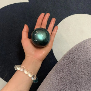 Natural Flash Labradorite Stone Sphere Polished Crystal Ball | Becky's Charms