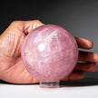Natural Rose Quartz Sphere Polished Pink Crystal Ball becky's charms