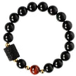Black Obsidian Tiger's Eye Ebony Beaded Bracelet-Protection Bracelet becky's charms