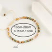 Handmade Braided Bracelet with Strawberry Quartz Faceted beads becky's charms