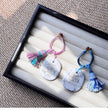 White Pine Stone Woven Car and Bag Hanger - Good Things Happen Every Day