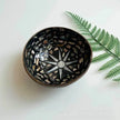 Hexagram Shell Coconut Bowl: Natural Crystal Holder becky's charms
