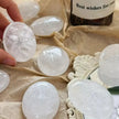 Natural Crystal Compass Star Healing Palm Stone becky's charms
