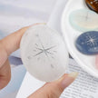 Natural Crystal Compass Star Healing Palm Stone becky's charms