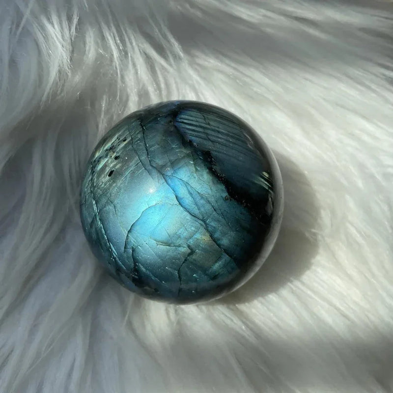 Natural Flash Labradorite Stone  | Becky's Charms