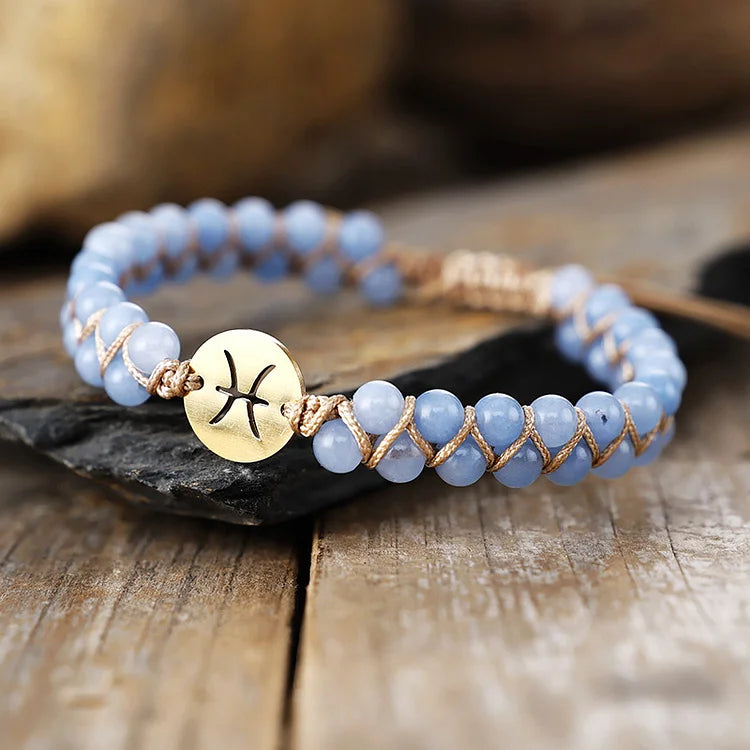 Pisces | Aquamarine Blue Stone